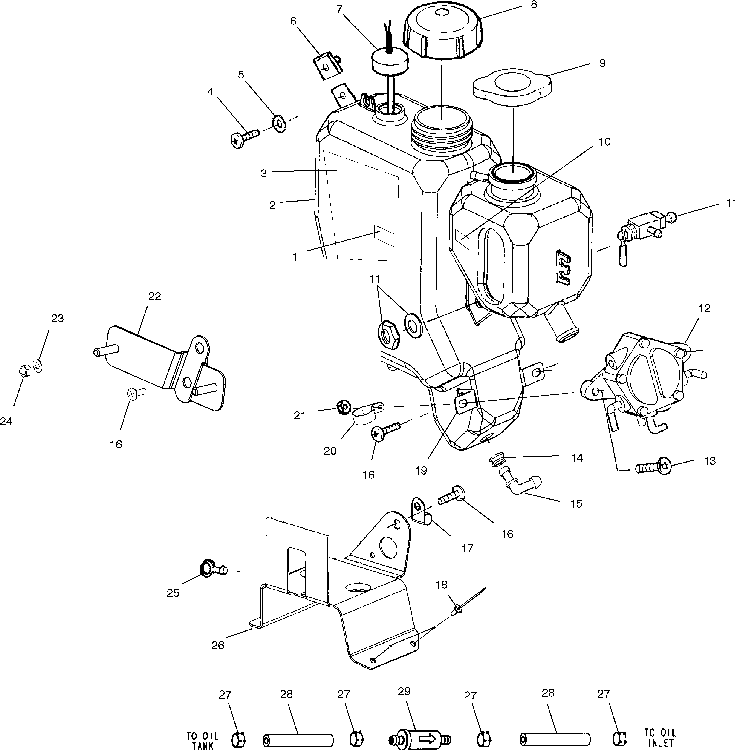 Oil tank - e01ss5au