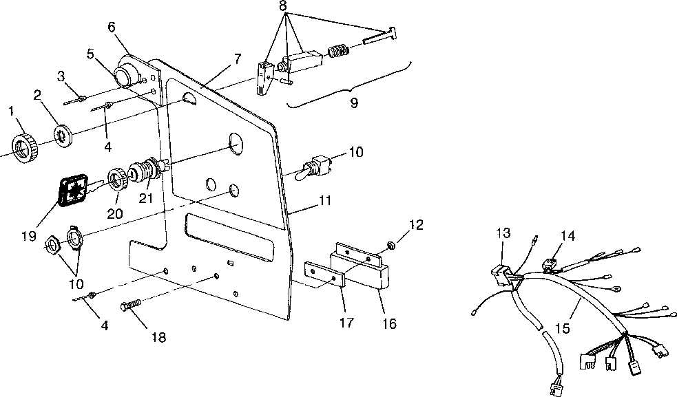 Запчасти поларис widetrak lx