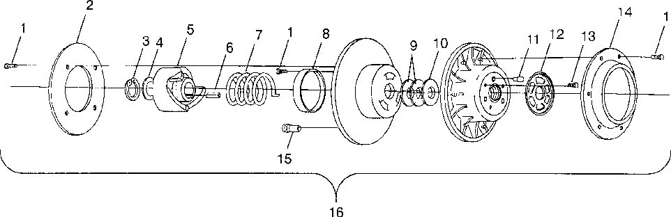 Driven clutch - e981766