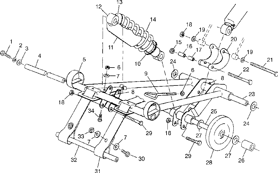 Front torque arm 700 xc 0981766 and european 700 xc e981766