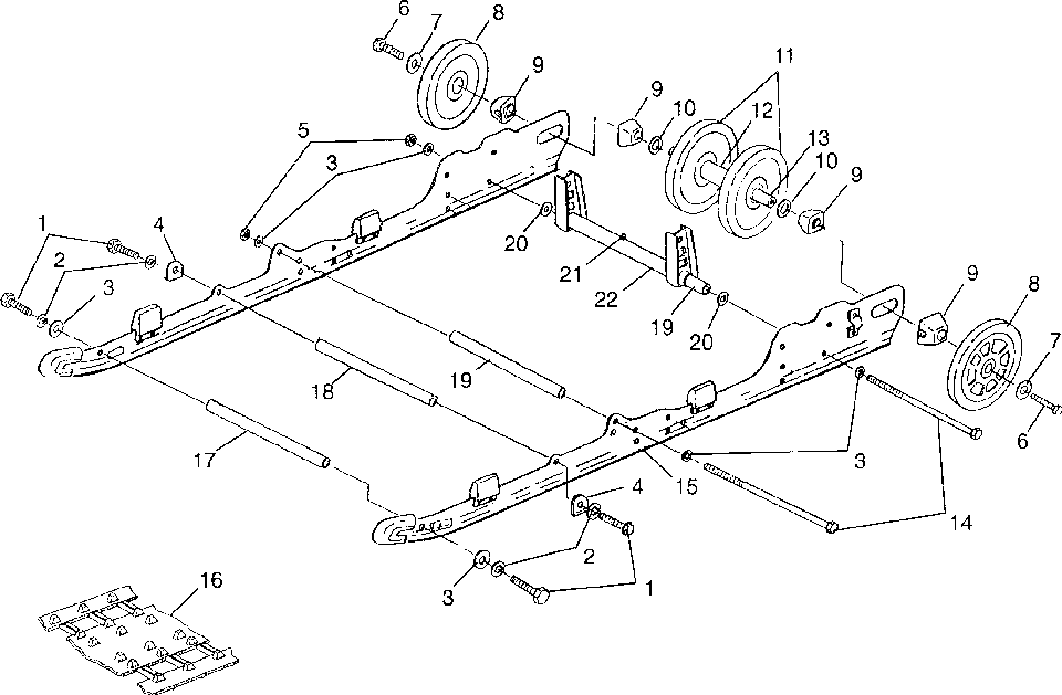 Suspension 700 xc 0981766 and european 700 xc e981766