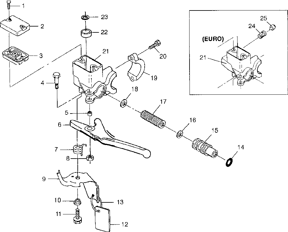 Master cylinder 700 xc 0981766 and european 700 xc e981766