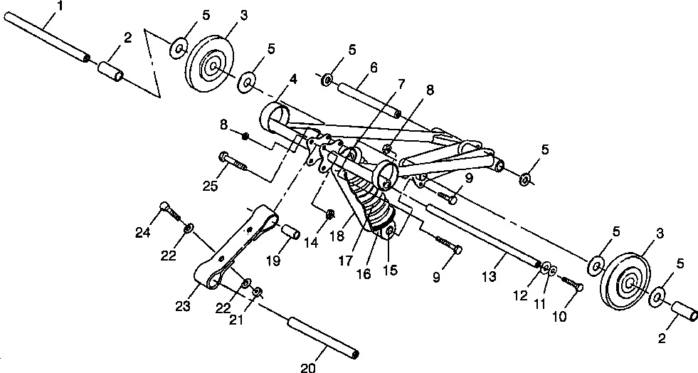 Front torque arm widetrak lx 0982065 and european widetrak lx e982065