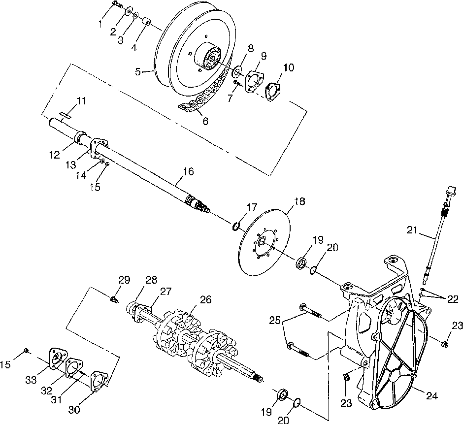 Drive train 500 rmk 0982964 and european 500 rmk e982964