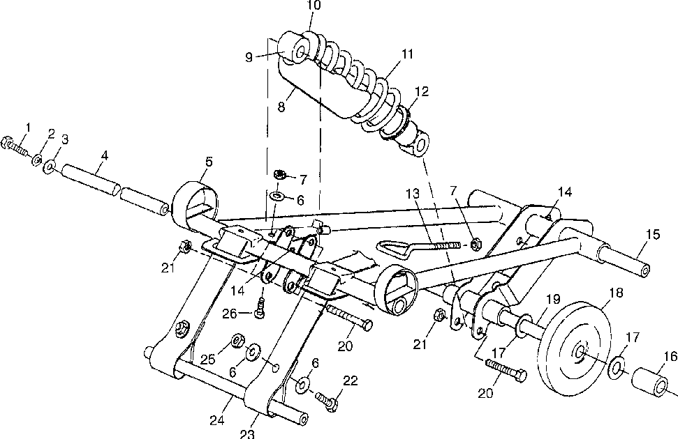 Front torque arm 500 rmk 0982964 and european 500 rmk e982964