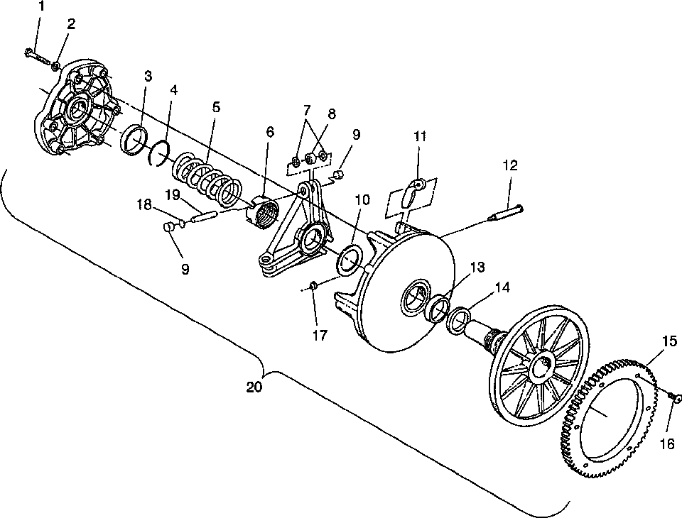 Drive clutch - e985378