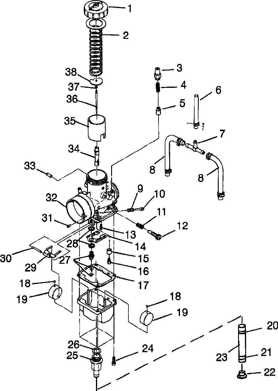 Carburetor ultra touring 0985378 andeuropean ultra touring e985378