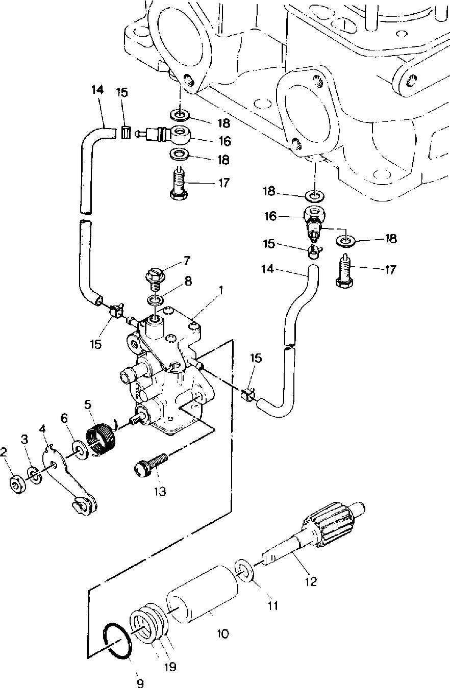 Oil pump 500 and 500 classic