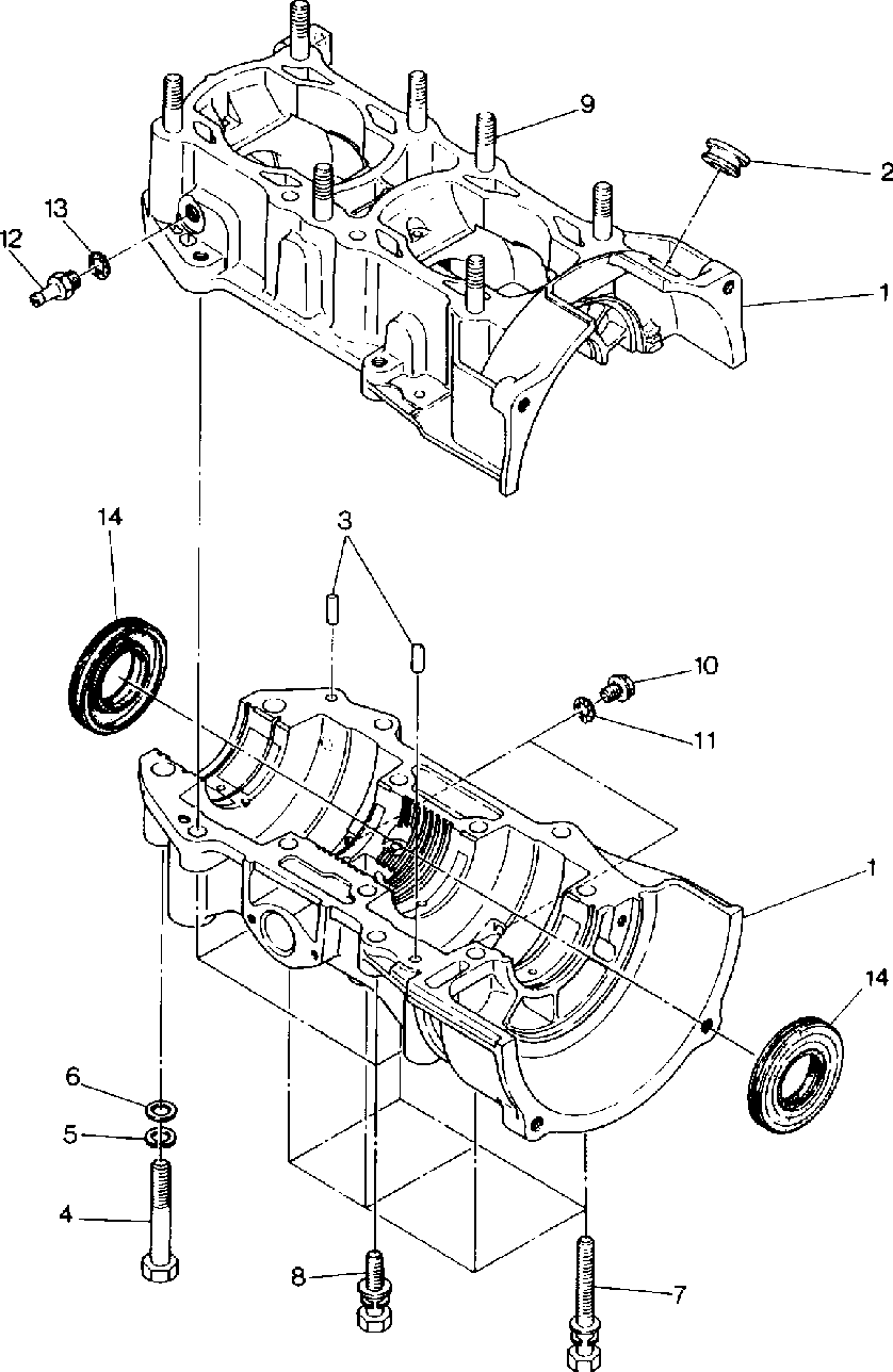 Crankcase 500 and 500 classic