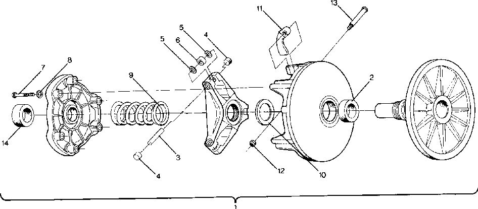 Drive clutch star sprint es and startrak