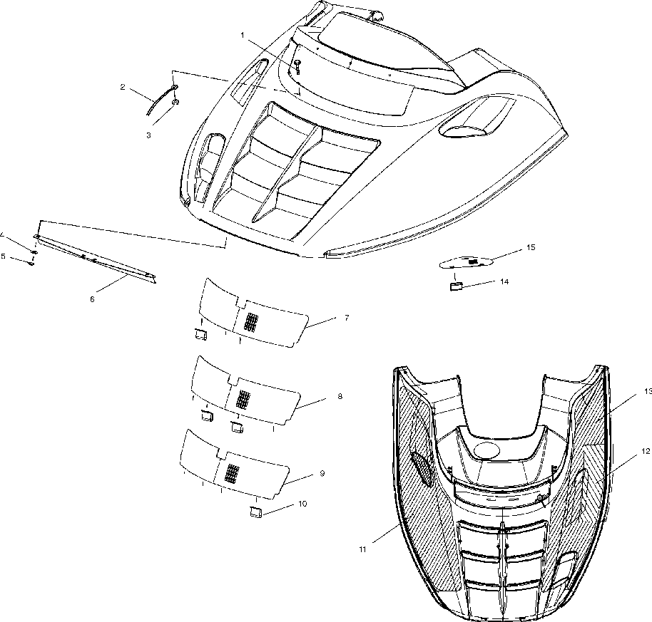 Hood assembly - s01ld3as