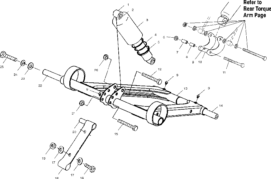 Front torque arm - s01ld3as