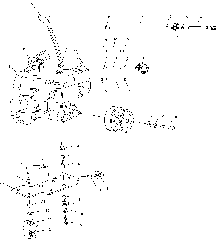 Engine mounting - s01lt3as