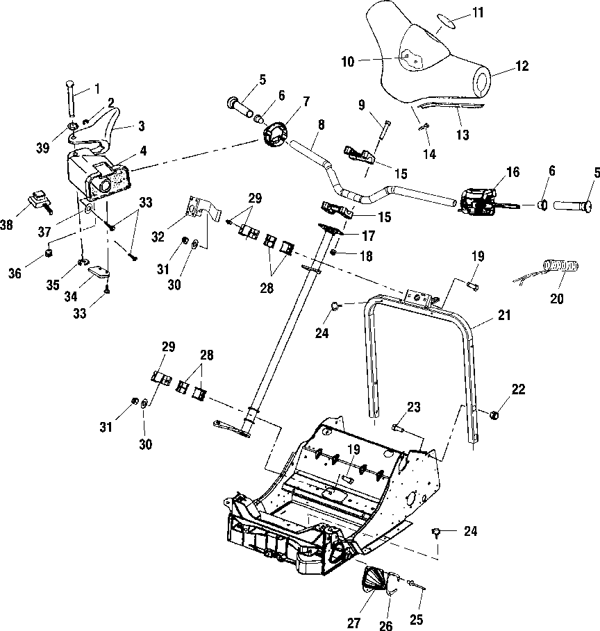 Steering - handlebar - s01nb4bs