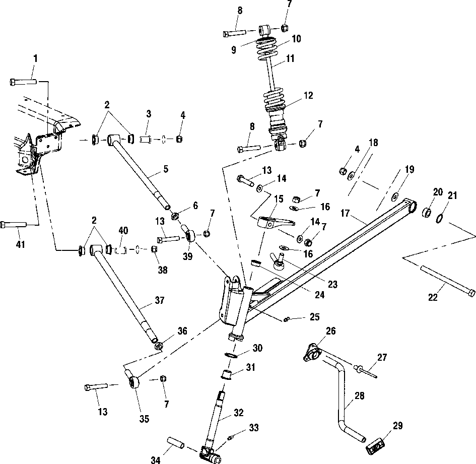 Front suspension - s01nd8bs