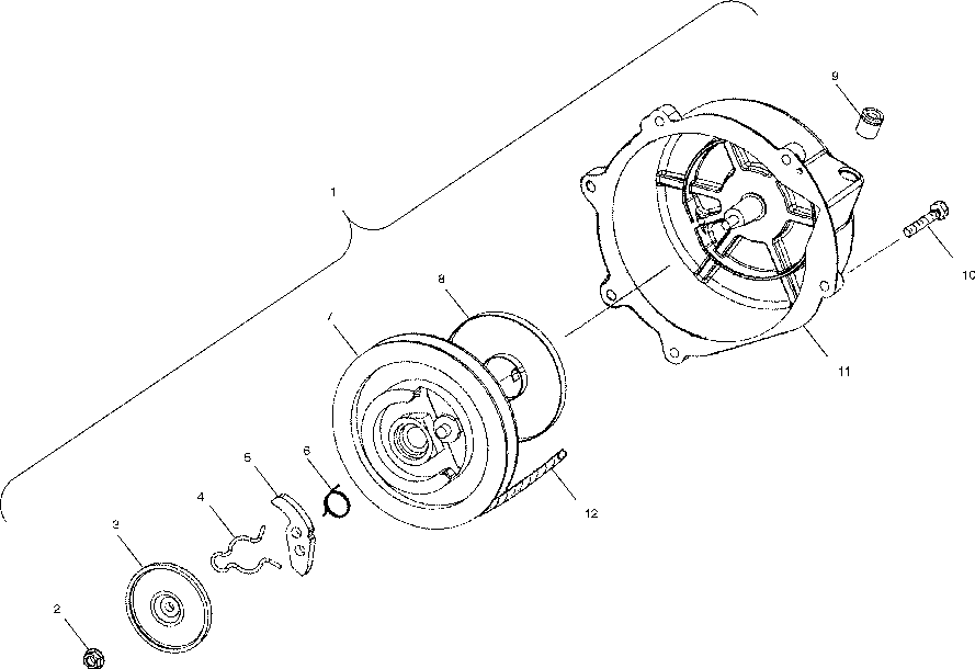 Recoil starter - s01np5cs