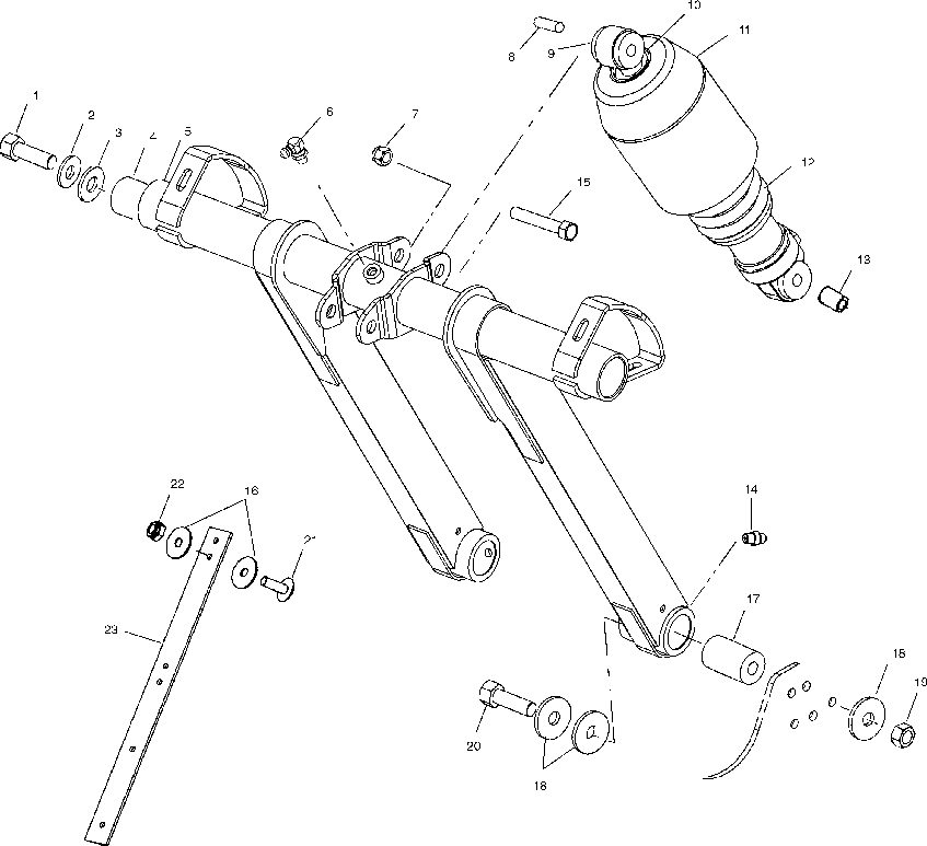 Front torque arm - s01np6es