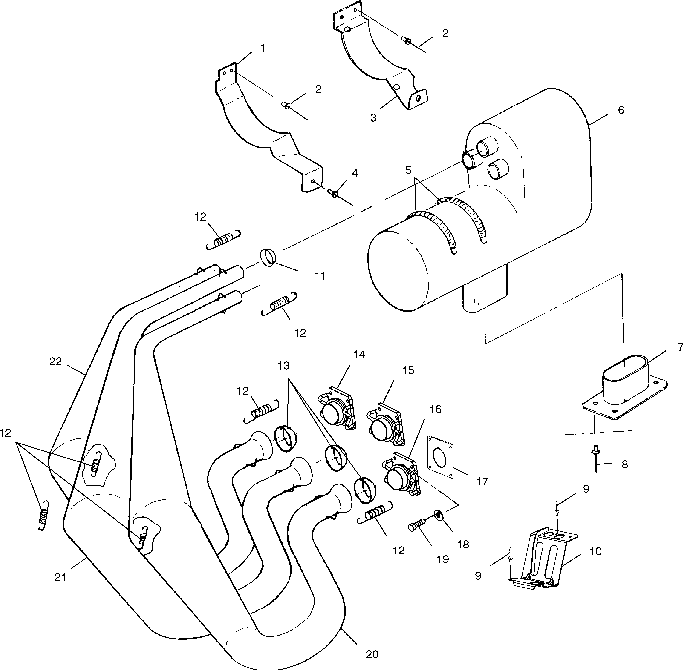 Exhaust system - s01sb8as