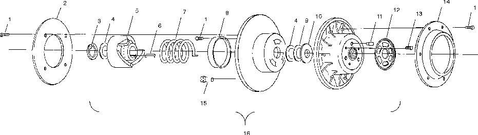 Driven clutch - s01sb8as