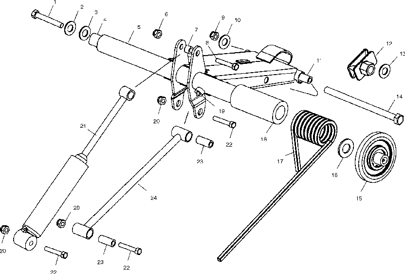 Rear torque arm - s01sm7as