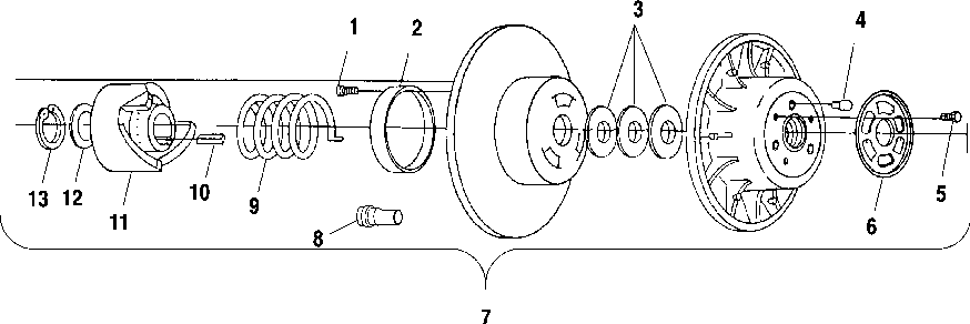 Driven clutch - s01sm8bs