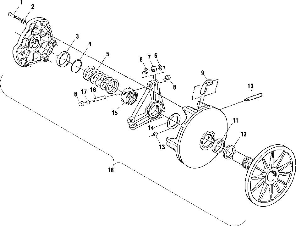 Drive clutch - s01sr5as