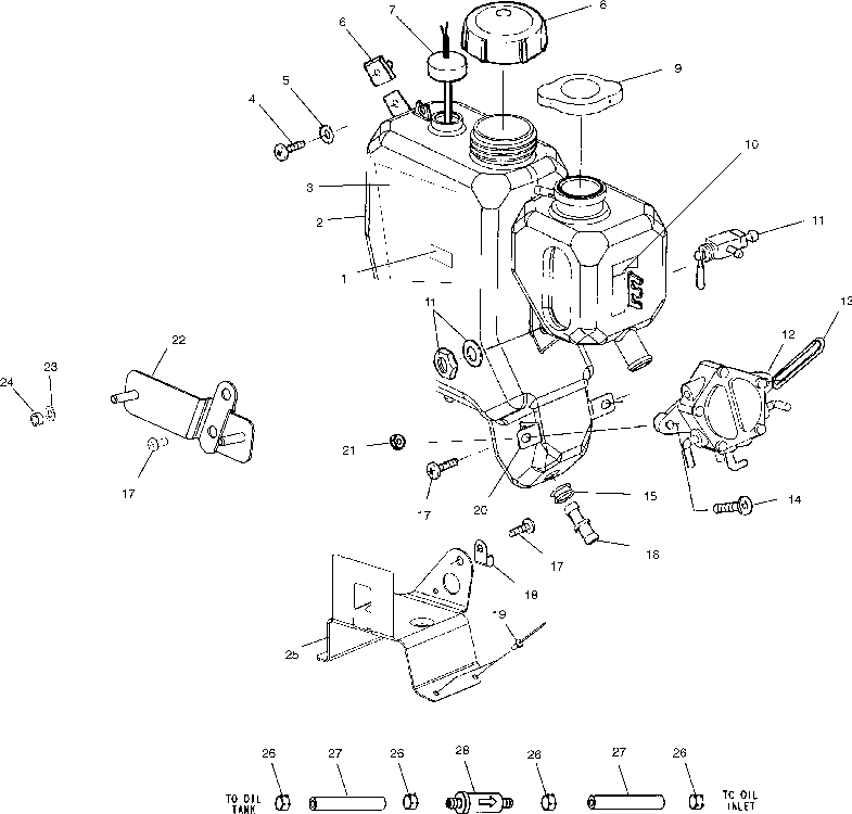 Oil tank - s01sr7as