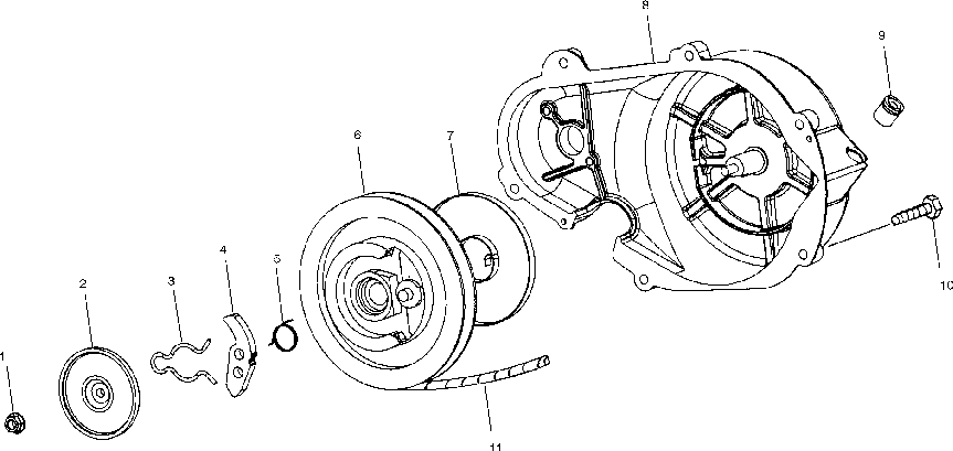 Recoil starter - s01ss7as