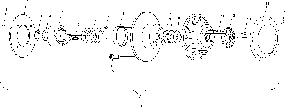 Driven clutch - s01st5bs