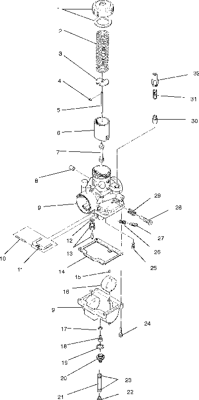 Carburetor - s01su4bs