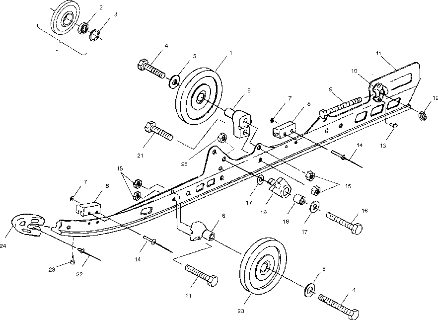 Rail mounting (suspension) - s02ld3as