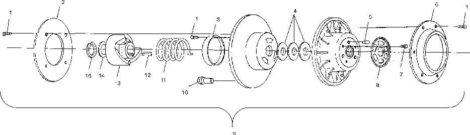 Driven clutch - s02nd4bs