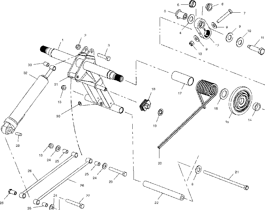 Rear torque arm - s02nd4bs