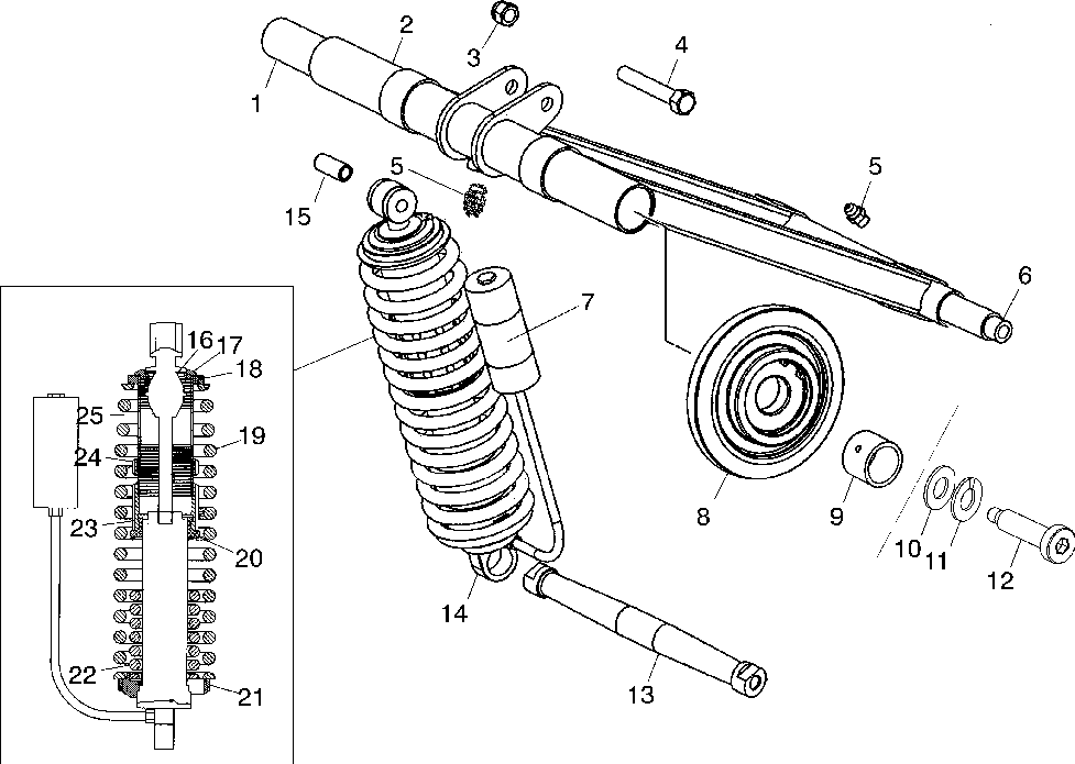 Rear torque arm - s02nd6es