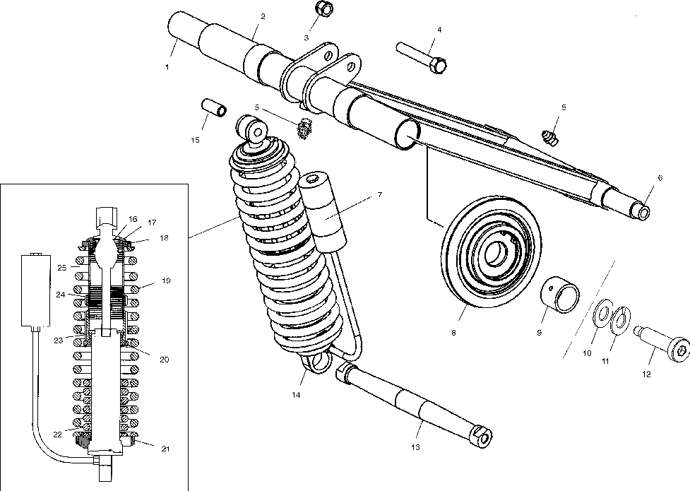 Rear torque arm - s02nd7cs