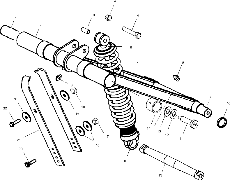 Front torque arm - s02nd7cs