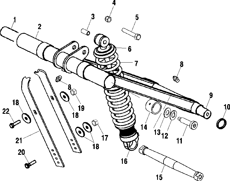 Front torque arm (m-10) - s02ne6es