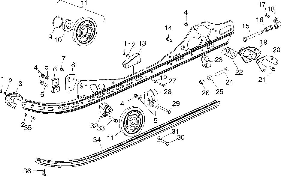 Rail mounting (m-10) - s02ne7cs