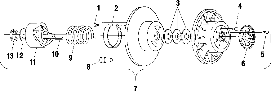 Driven clutch - s02nk8cs_csa