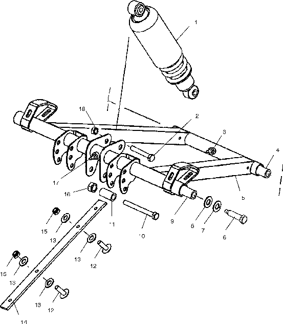 Front torque arm - s02nl7cs