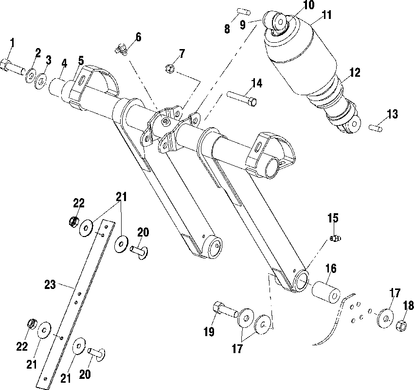 Front torque arm (edge) - s02np5cs