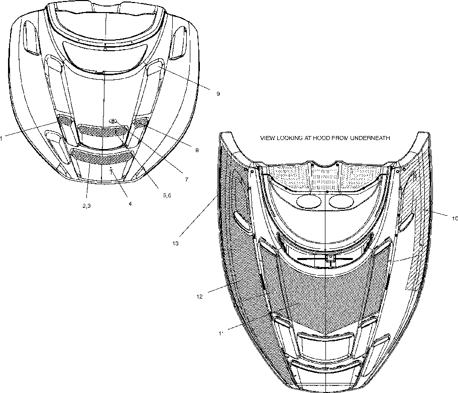 Hood foam_foil - s02np5csa_sb