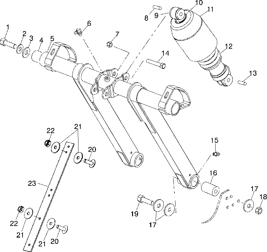 Front torque arm (edge) - s02np7cs