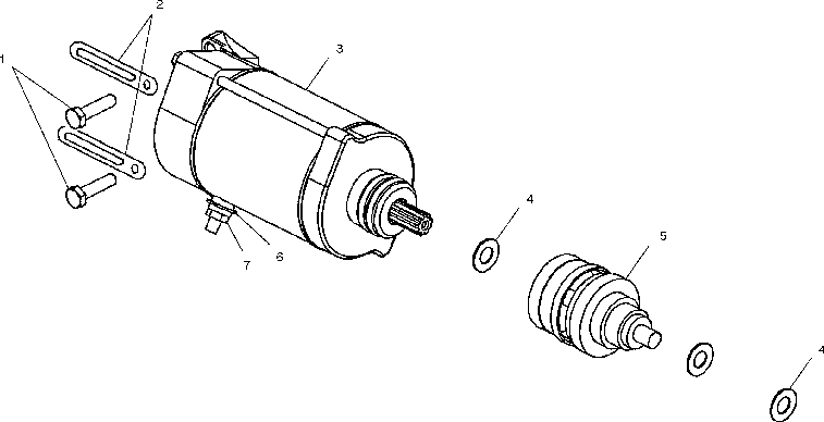 Starting motor - s02nt7ds