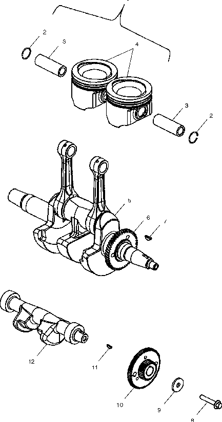 Piston and crankshaft - s02nt7ds