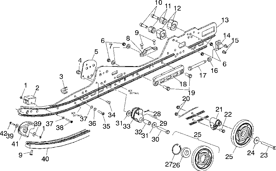 Rail mounting (suspension) - s02nx6es