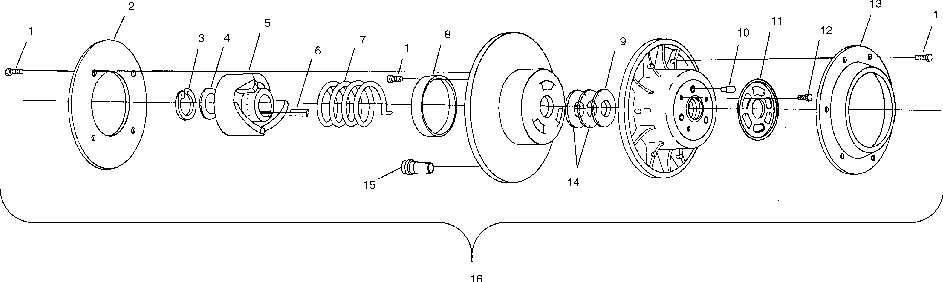 Driven clutch - s02st4bs