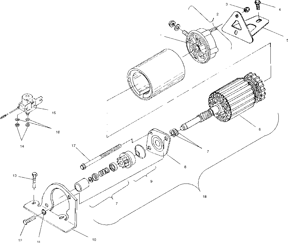 Starting motor - s02st5bs