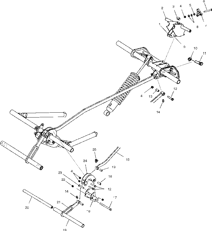 Rear suspension coupler - s02su4be