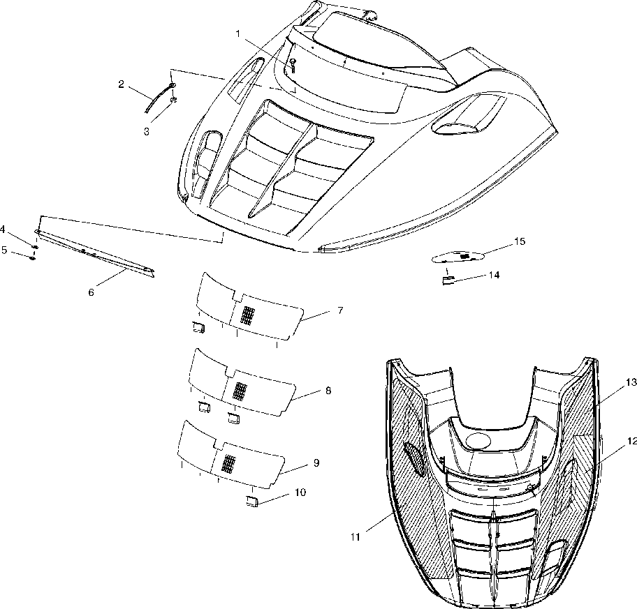 Hood assembly - s03lt3as